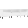 Image de vidaXL Armoire TV blanc 150x30x44,5 cm Bois composite