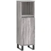 Image de vidaXL Armoire de salle de bain Gris Sonoma 30x30x100 cm Bois composite