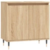 Image de vidaXL Armoire de salle de bains Chêne Sonoma 58x33x60 cm Bois composite