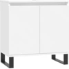 Image de vidaXL Armoire de salle de bain blanche 58x33x60 cm Bois composite