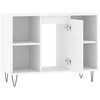 Image de vidaXL Armoire de salle de bain blanche 80x33x60 cm Bois composite