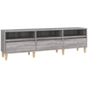 Image de vidaXL Armoire TV Gris Sonoma 150x30x44,5 cm Bois composite