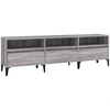 Image de vidaXL Armoire TV Gris Sonoma 150x30x44,5 cm Bois composite