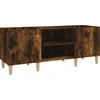 Image de vidaXL Armoire à plateaux chêne fumé 121x38x48 cm Bois composite