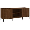 Image de vidaXL Armoire à plateaux marron imitation chêne 121x38x48 cm Matériau dérivé du bois
