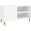 Image de vidaXL Armoire à panneaux blanc 84,5x38x48 cm Bois composite