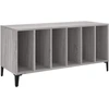 Image de vidaXL Armoire à plateaux Gris Sonoma 100x38x48 cm Bois composite