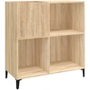 Image de vidaXL Armoire à plateaux Chêne Sonoma 84,5x38x89 cm Matériau dérivé du bois