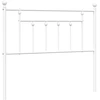 Image de vidaXL Tête de lit de rechange en métal blanc 107 cm