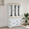 Image de vidaXL Highboard Corona 112x43x196 cm Pin mexicain massif