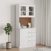Image de vidaXL Highboard ALTA blanc 77x35x165 cm Pin massif