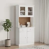 Image de vidaXL Highboard ALTA blanc 77x35x165 cm Pin massif