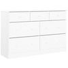 Image de vidaXL Commode ALTA Blanc 112x35x73 cm Pin massif