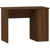 Image de vidaXL Bureau brun imitation chêne 100x55x75 cm Bois composite