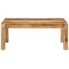 Image de vidaXL Table basse 100x55x40 cm en bois massif de manguier