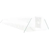 Image de vidaXL Serre avec cadre en acier blanc 66 m² 22x3x2 m