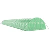 Image de vidaXL Serre avec cadre en acier vert 96 m² 24x4x2 m