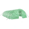 Image de vidaXL Serre avec cadre en acier vert 50 m² 10x5x2,3 m