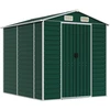 Image de vidaXL Abri de jardin vert 191x215x198 cm Acier galvanisé