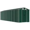 Image de vidaXL Abri de jardin vert 191x725x198 cm Acier galvanisé