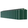 Image de vidaXL Abri de jardin vert 191x980x198 cm Acier galvanisé