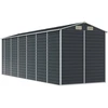Image de vidaXL Abri de jardin anthracite 191x555x198 cm Acier galvanisé