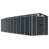 Image de vidaXL Abri de jardin anthracite 191x810x198 cm Acier galvanisé
