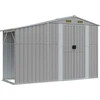 Image de vidaXL Abri de jardin Gris 277x93x179 cm Acier galvanisé