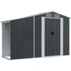 Image de vidaXL Abri de jardin anthracite 277x93x179 cm Acier galvanisé