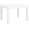 Image de vidaXL Table de jardin blanche 59x47x40 cm PP