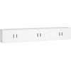 Image de vidaXL Armoires murales TV 3 pcs. Blanc 80x34,5x40 cm