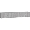 Image de vidaXL Armoires murales TV 3 pcs. Gris Sonoma 80x34,5x40 cm