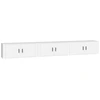 Image de vidaXL Armoires murales TV 3 pcs. Blanc 100x34,5x40 cm