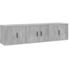 Image de vidaXL Ensemble de 3 meubles TV en bois gris béton