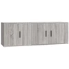 Image de vidaXL Ensemble de 2 meubles TV Gris Sonoma Bois composite