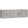 Image de vidaXL Ensemble de 2 meubles TV Gris Sonoma Bois composite