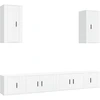 Image de vidaXL Ensemble de 6 meubles TV blanc en bois composite