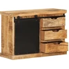 Image de vidaXL Buffet 80x30x55 cm Bois de manguier massif rugueux