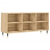 Image de vidaXL Armoire TV Chêne Sonoma 103,5x30x50 cm Bois composite