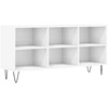 Image de vidaXL Armoire TV Blanc 103,5x30x50 cm Bois composite