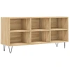 Image de vidaXL Armoire TV Chêne Sonoma 103,5x30x50 cm Bois composite