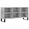 Image de vidaXL Armoire TV gris béton 103,5x30x50 cm Bois composite