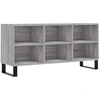 Image de vidaXL Armoire TV Gris Sonoma 103,5x30x50 cm Bois composite