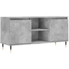 Image de vidaXL Armoire TV gris béton 104x35x50 cm Bois composite