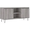 Image de vidaXL Armoire TV Gris Sonoma 104x35x50 cm Bois composite