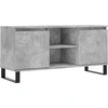 Image de vidaXL Armoire TV gris béton 104x35x50 cm Bois composite