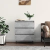 Image de vidaXL Sideboard gris béton 60x35x70 cm Bois composite