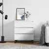 Image de vidaXL Sideboard Blanc 60x35x70 cm Bois composite