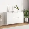 Image de vidaXL Sideboard Blanc 101,5x35x70 cm Bois composite