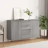 Image de vidaXL Sideboard Gris Sonoma 101,5x35x70 cm Bois composite